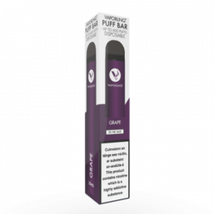 VaporLinQ Disposable Pod 600 puff 2% Nic Salt Grape (single)